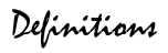 definitions